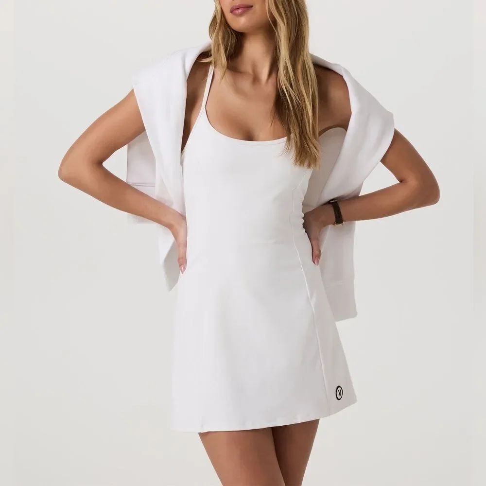 Vuori One Shot Tennis Dress White Women's Dress Size xSmall DXS1